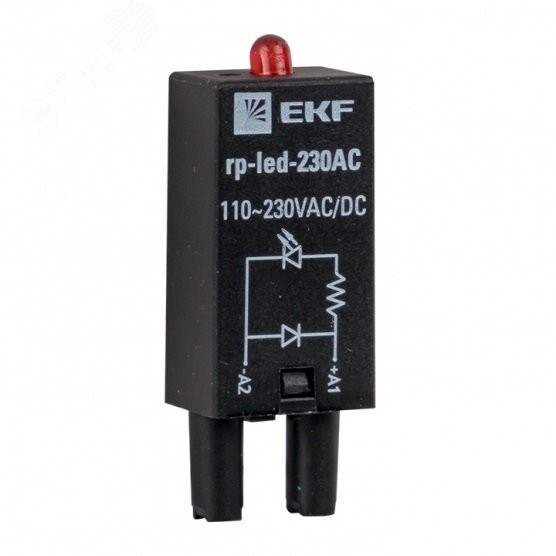 Модуль светодиодный 230 VAC для промежуточных релеRP EKF AVERES