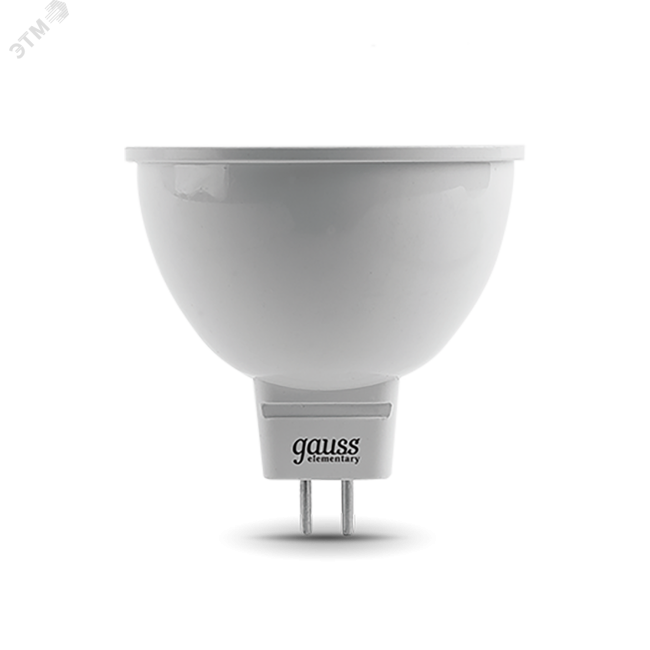 Лампа светодиодная LED 3,5 Вт 300 Лм 4100К белая GU5.3 MR16 Elementary Gauss