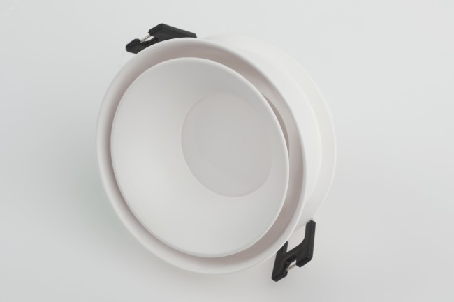 Встраиваемый светильник декоративный KL94 WH MR16/GU5.3 белый, пластиковый (MR16/GU5.3 в комплект не входит) ЭРА