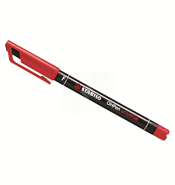 Маркер-ручка 0.4мм красный