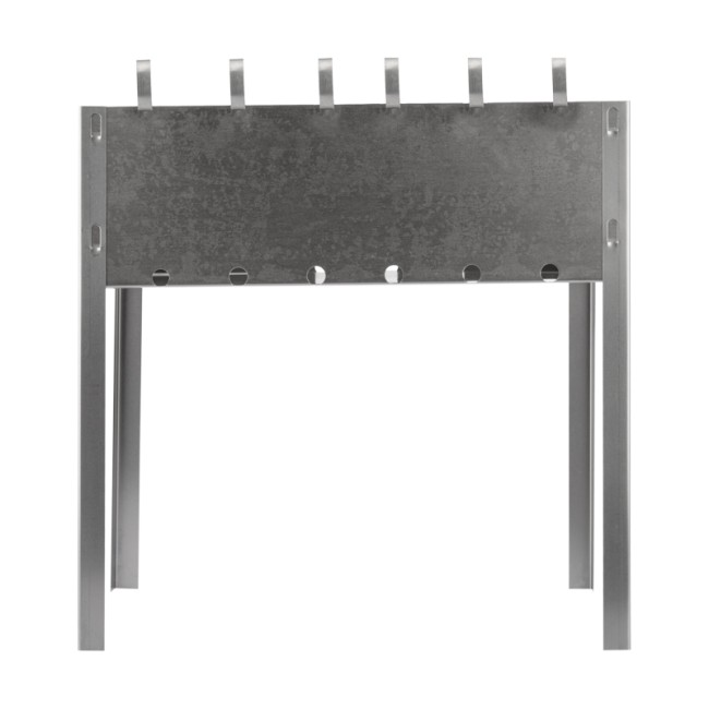 Мангал сборный походный 350х250х350мм, с 6 шампурами, в пленке СОКОЛ