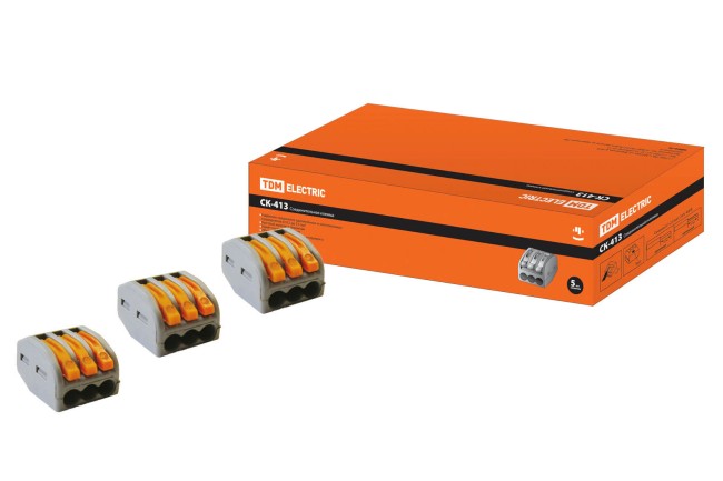 Соединительная клемма СК-413 (2,5мм2) TDM Соединительная клемма СК-413 (2,5мм2) TDM