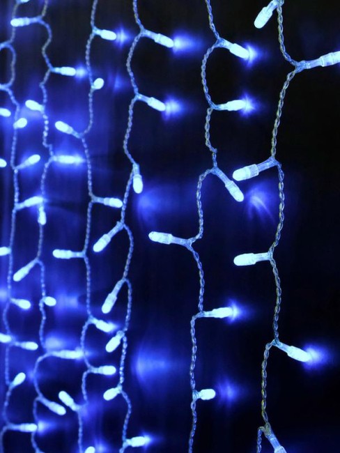 Гирлянда "Занавес" 500 LED 250х150см уличная соед. до 6 мод. син. SHLights 4690601041319