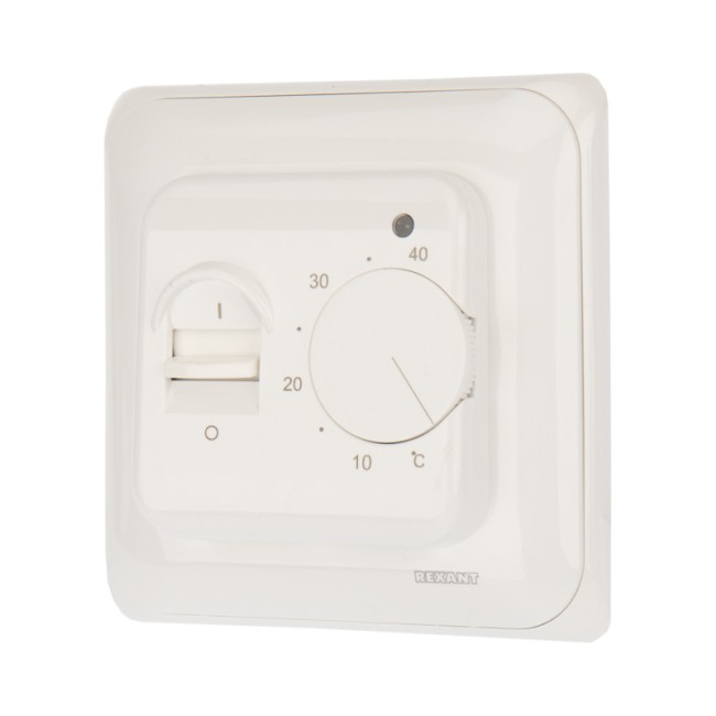 Терморегулятор механический R70XT с датчиком температуры пола и LED-индикатором 16А/5Вт REXANT