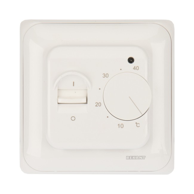 Терморегулятор механический R70XT с датчиком температуры пола и LED-индикатором 16А/5Вт REXANT