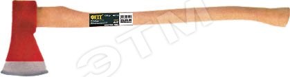 Топор кованая усиленная сталь, деревянная длинная ручка 1250 гр
