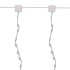 Гирлянда LED - Умный дождь, 3 секции 1x3 м, 4x3 нитей, 30W, 24V, 8 каналов, 672 БЕЛЫХ диода, IP65