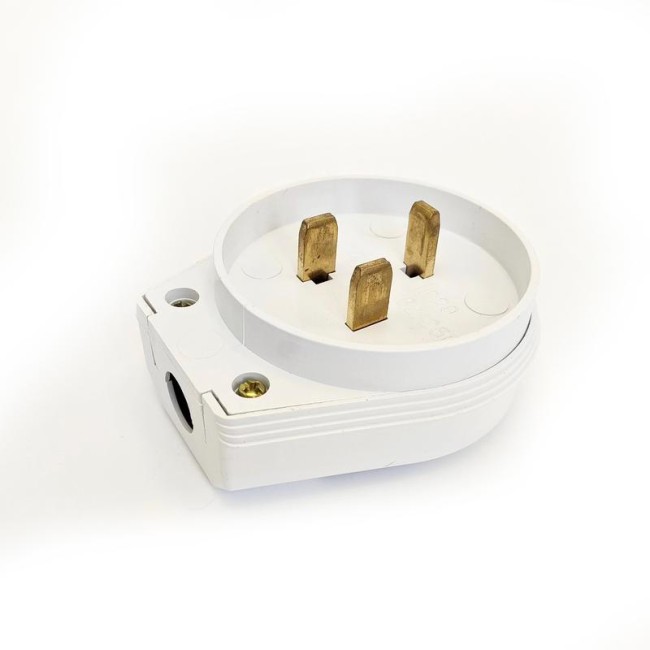 Разъем РШ-ВШ ОП 32А 250В 2P+PE кругл. бел. TOKOV ELECTRIC TKL-OVOP-2P+PE-C01 Разъем РШ-ВШ ОП 32А 250В 2P+PE кругл. бел. TOKOV ELECTRIC TKL-OVOP-2P+PE-C01