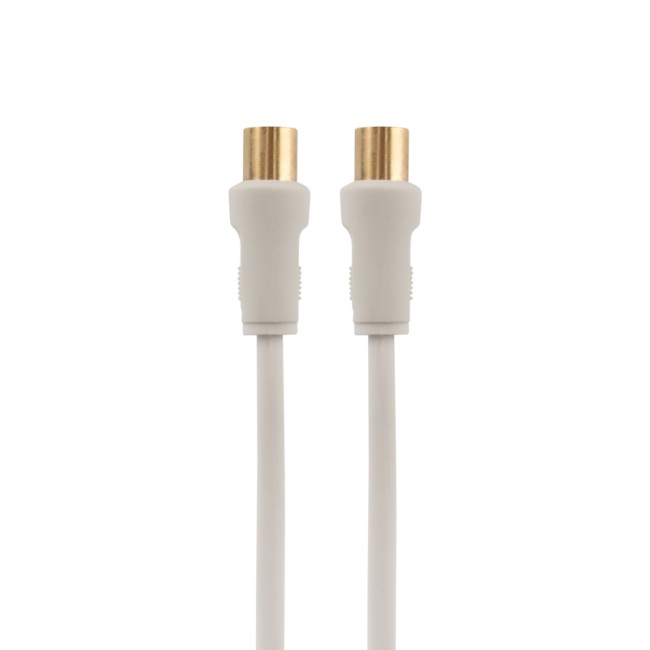 Шнур ТВ гнездо - ТВ штекер, 7м, белый REXANT Шнур ТВ гнездо - ТВ штекер, 7м, белый REXANT