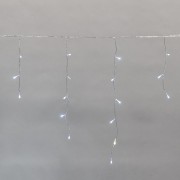 Гирлянда светодиодная Айсикл (бахрома) 25х0,6м, c эффектом мерцания, прозрачный провод, IP44, 230В, диоды БЕЛЫЕ, 588LED NEON-NIGHT Гирлянда светодиодная Айсикл (бахрома) 25х0,6м, c эффектом мерцания, прозрачный провод, IP44, 230В, диоды БЕЛЫЕ, 588LED NEON-NIGHT