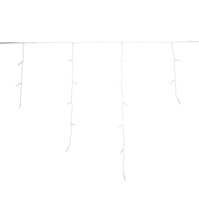 Гирлянда светодиодная Айсикл (бахрома) 25х0,6м, c эффектом мерцания, прозрачный провод, IP44, 230В, диоды БЕЛЫЕ, 588LED NEON-NIGHT Гирлянда светодиодная Айсикл (бахрома) 25х0,6м, c эффектом мерцания, прозрачный провод, IP44, 230В, диоды БЕЛЫЕ, 588LED NEON-NIGHT