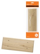 Накладка на бревно деревянная универсальная НБУ 1Пх3 280 мм, сосна TDM Накладка на бревно деревянная универсальная НБУ 1Пх3 280 мм, сосна TDM