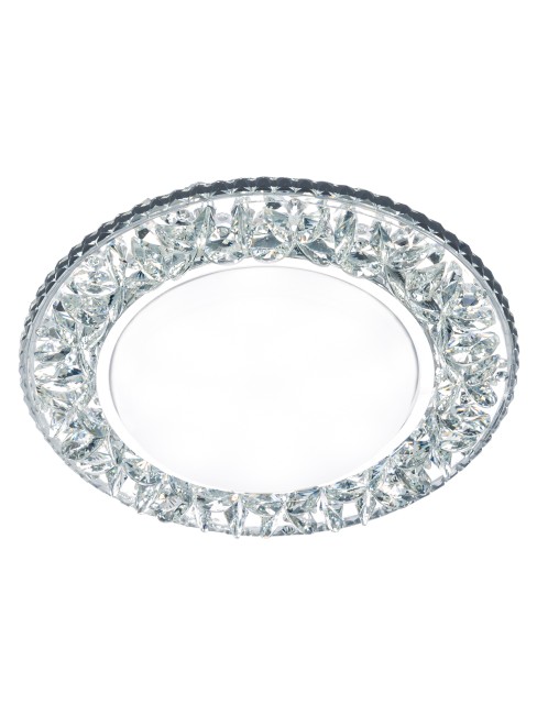 Светильник встраиваемый СВ 03-09 GX53 230В LED подсветка 5 Вт зеркальный/хром TDM Светильник встраиваемый СВ 03-09 GX53 230В LED подсветка 5 Вт зеркальный/хром TDM