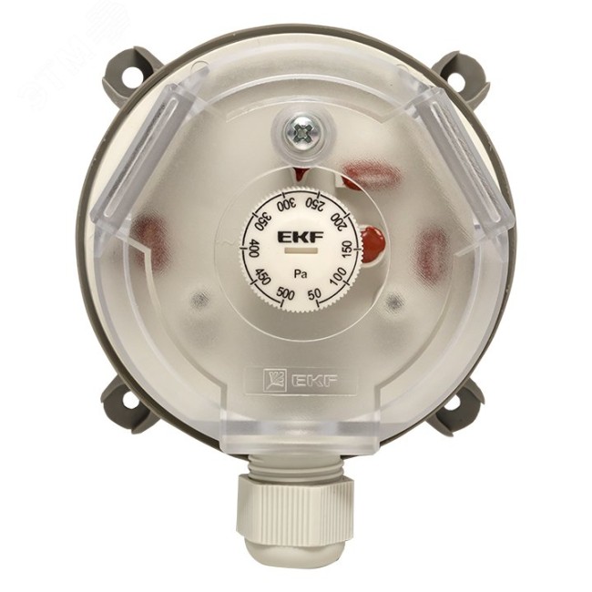 Реле перепада давления EKF RVG-10-500 (500 Па) Реле перепада давления EKF RVG-10-500 (500 Па)