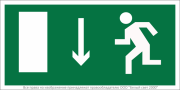 Знак безопасности BL-3015.E10 "Указатель двери эвакуационного выхода (лев.)" Белый свет a12482 Знак безопасности BL-3015.E10 "Указатель двери эвакуационного выхода (лев.)" Белый свет a12482