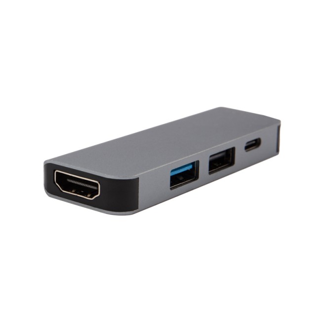 Разветвитель USB Type-C на 4 порта: 1xHDMI/2xUSB/1xType-C PD REXANT