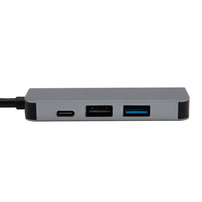Разветвитель USB Type-C на 4 порта: 1xHDMI/2xUSB/1xType-C PD REXANT