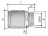 Муфта труба-коробка D=16мм IP66/IP67 М16х1.5 нержавеющая сталь AISI 316L