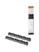 Изолятор шинный плоский ИШП 4П для шин 5 и 10 мм, длина 303 мм, межшинное расстояние 75 мм TDM Изолятор шинный плоский ИШП 4П для шин 5 и 10 мм, длина 303 мм, межшинное расстояние 75 мм TDM