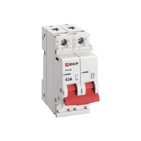 Выключатель нагрузки 2п 63А ВН-63N PROxima EKF S63263 Выключатель нагрузки 2п 63А ВН-63N PROxima EKF S63263