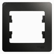 GLOSSA Рамка 1 пост антрацит GLOSSA Рамка 1 пост антрацит