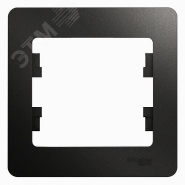 GLOSSA Рамка 1 пост антрацит GLOSSA Рамка 1 пост антрацит