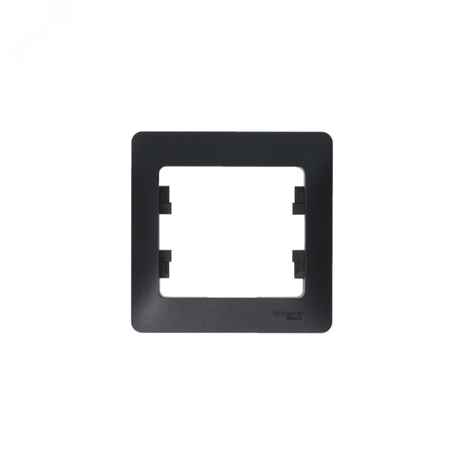 GLOSSA Рамка 1 пост антрацит GLOSSA Рамка 1 пост антрацит