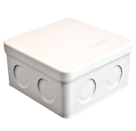 Коробка распределительная ОП 105х105х56мм IP54 7 выходов без гермовводов крышка защелкивающаяся бел. Epplast 105031 Коробка распределительная ОП 105х105х56мм IP54 7 выходов без гермовводов крышка защелкивающаяся бел. Epplast 105031