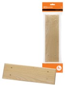 Накладка на бревно деревянная универсальная НБУ 1Пх4 240 мм, сосна TDM Накладка на бревно деревянная универсальная НБУ 1Пх4 240 мм, сосна TDM