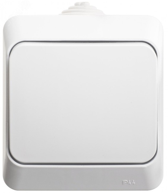 ЭТЮД Переключатель одноклавишный наружный IP44 белый схема 6