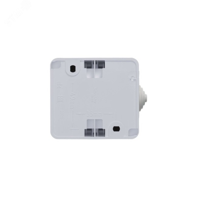 ЭТЮД Переключатель одноклавишный наружный IP44 белый схема 6