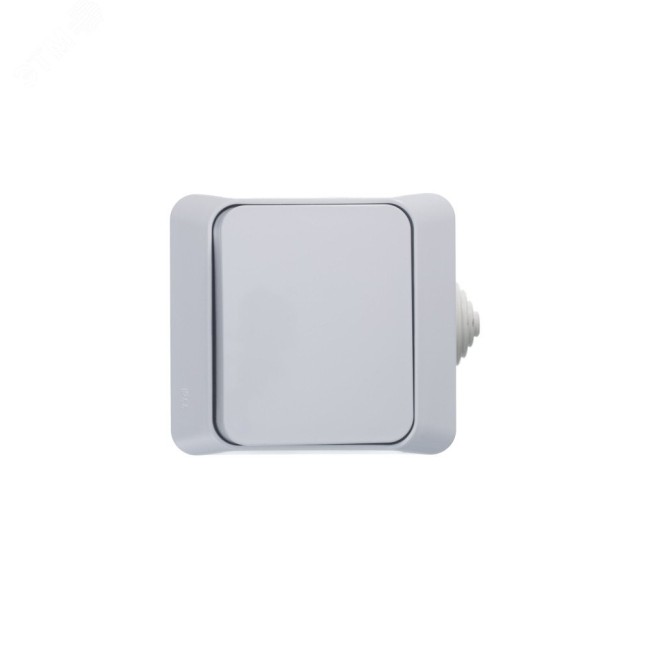 ЭТЮД Переключатель одноклавишный наружный IP44 белый схема 6