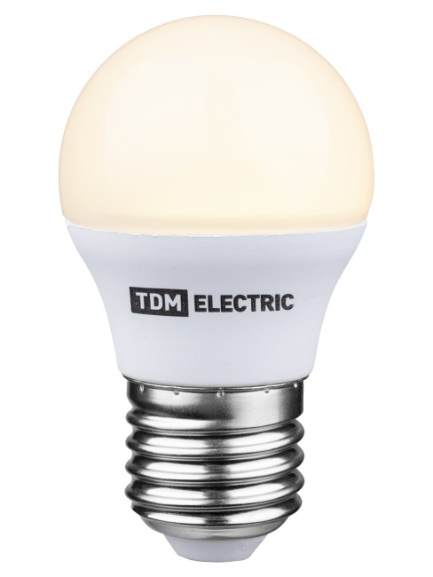 Лампа светодиодная FG45-6 Вт-230 В-3000 К–E27 "Лампа-ДИММЕР" TDM Лампа светодиодная FG45-6 Вт-230 В-3000 К–E27 "Лампа-ДИММЕР" TDM