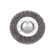 Щетка дисковая для дрели, витая стальная проволока, 75мм KRANZ Щетка дисковая для дрели, витая стальная проволока, 75мм KRANZ