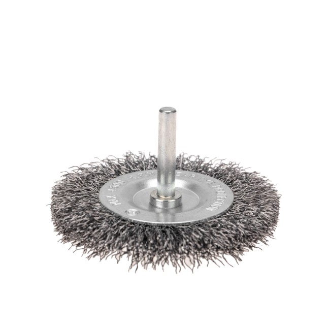Щетка дисковая для дрели, витая стальная проволока, 75мм KRANZ Щетка дисковая для дрели, витая стальная проволока, 75мм KRANZ