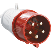 Вилка кабельная 32А 3Р+N+Е IР44 переносная 380В 025 Вилка кабельная 32А 3Р+N+Е IР44 переносная 380В 025