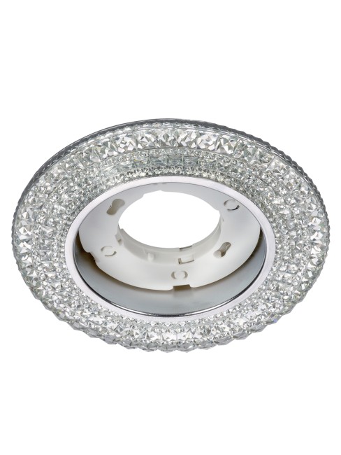 Светильник встраиваемый СВ 03-10 GX53 230В LED подсветка 5 Вт зеркальный/хром TDM Светильник встраиваемый СВ 03-10 GX53 230В LED подсветка 5 Вт зеркальный/хром TDM