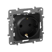 Розетка 1-м СП Etika 16А IP31 250В 2P+E с заземл. защ. шторки немецк. стандарт винтов. клеммы механизм антрацит IEK 672622 Розетка 1-м СП Etika 16А IP31 250В 2P+E с заземл. защ. шторки немецк. стандарт винтов. клеммы механизм антрацит IEK 672622