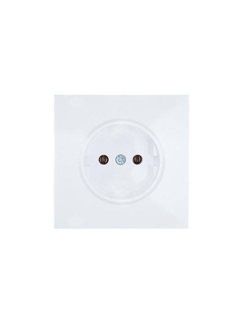 Розетка 1 мест. б/з СП ZIMA IP20 16А ПБТ безвинт. зажим бел. LEZARD 704-0288-121BQC