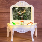 Декоративный светильник Столик с эффектом снегопада, подсветкой и новогодней мелодией Декоративный светильник Столик с эффектом снегопада, подсветкой и новогодней мелодией