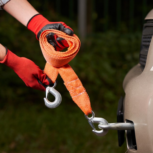 Трос буксировочный REXANT 2.5 т, 5 м, с двумя крюками