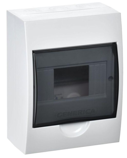 Бокс ЩРН-П-6 мод. навесной пластик IP41 GENERICA MKP12-N-06-41-G Бокс ЩРН-П-6 мод. навесной пластик IP41 GENERICA MKP12-N-06-41-G