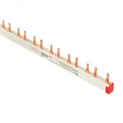 Шина соединительная типа PIN 2-фазная 63А 54 модуля Шина соединительная типа PIN 2-фазная 63А 54 модуля