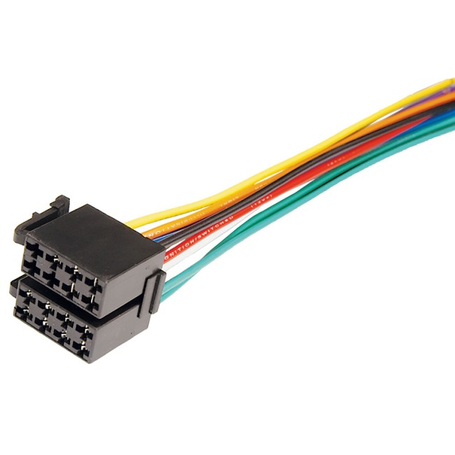 Разъем для автомагнитолы "Евро" ISO, гнездо сдвоенное, (1шт.)  REXANT