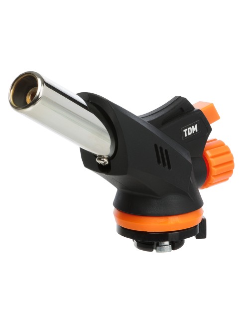 Горелка газовая, регулятор подачи, пьезоподжиг, бутан, профи, блистер, 1 шт.,"Алмаз" TDM Горелка газовая, регулятор подачи, пьезоподжиг, бутан, профи, блистер, 1 шт.,"Алмаз" TDM