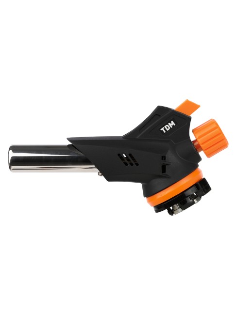 Горелка газовая, регулятор подачи, пьезоподжиг, бутан, профи, блистер, 1 шт.,"Алмаз" TDM Горелка газовая, регулятор подачи, пьезоподжиг, бутан, профи, блистер, 1 шт.,"Алмаз" TDM