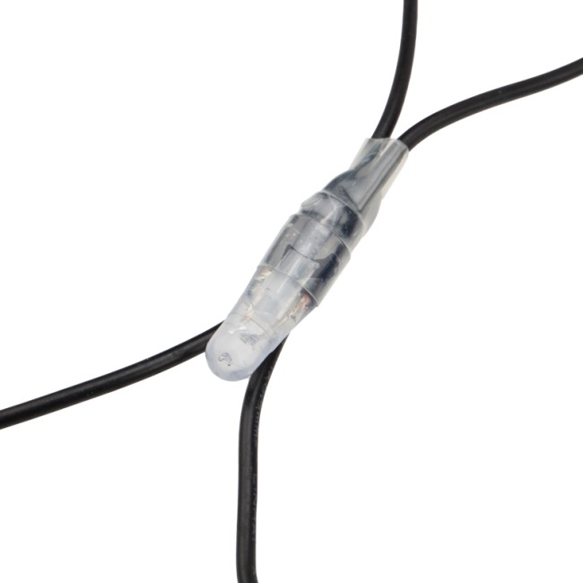 Гирлянда Сеть 2х1,5м, черный ПВХ, 288 LED Красные/Синие (контроллер в комплекте)