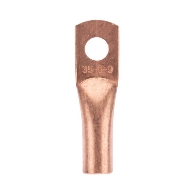 Наконечник медный ТМ 35-8-9 (35мм² - Ø8мм) (в упак. 50 шт.) REXANT