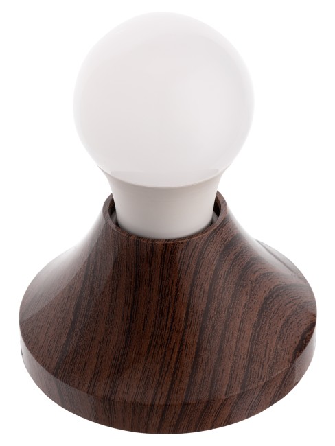 Патрон-основание, керамический E27, "ЭКО" венге TDM Патрон-основание, керамический E27, "ЭКО" венге TDM