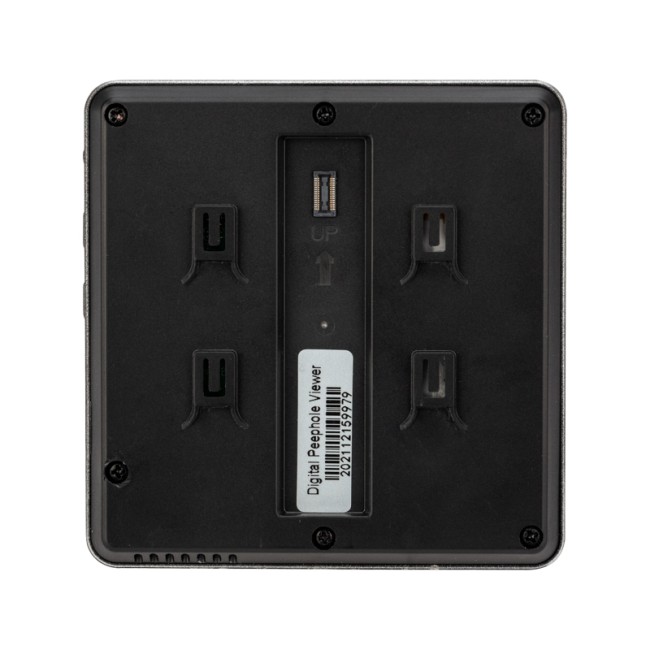 Видеоглазок дверной REXANT (DV-113) с цветным LCD-дисплеем 2.8" с функцией звонка и записи фото, встроенный аккумулятор 